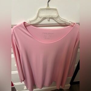Susan Graver Soft Pink Top